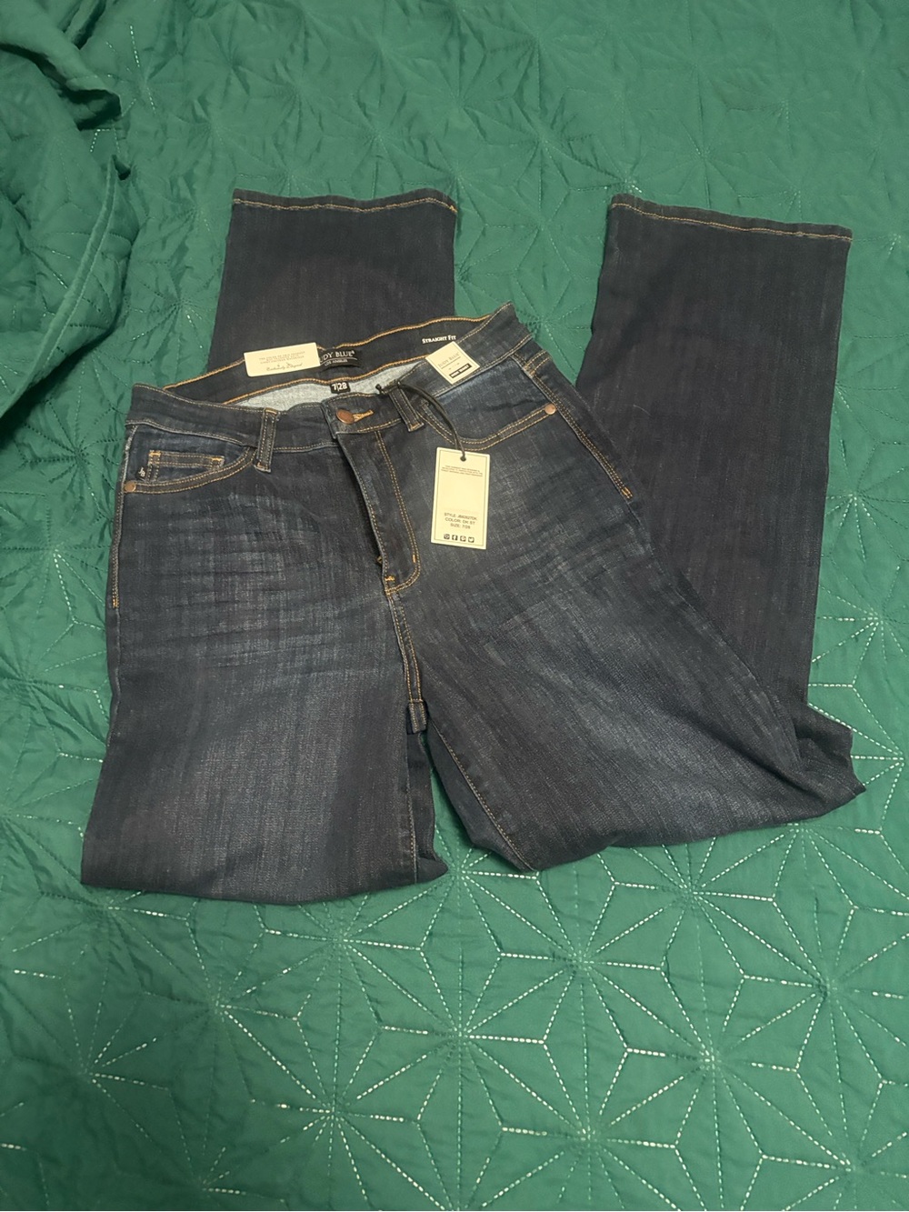 Judy Blue NWT High Waist Straight Leg Denim Jeans size 7/28